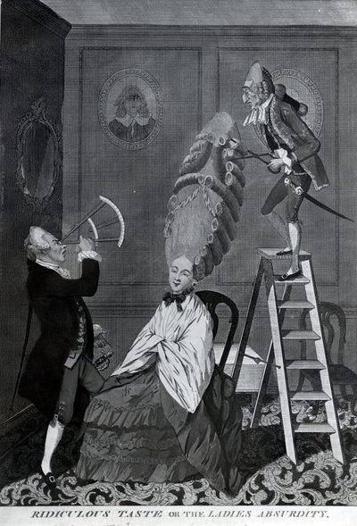 Ridiculous Taste, or The Ladies Absurdity by Matthew or Matthias Darly